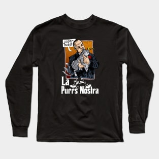 GodFather's Cat La Purr Nostra Long Sleeve T-Shirt